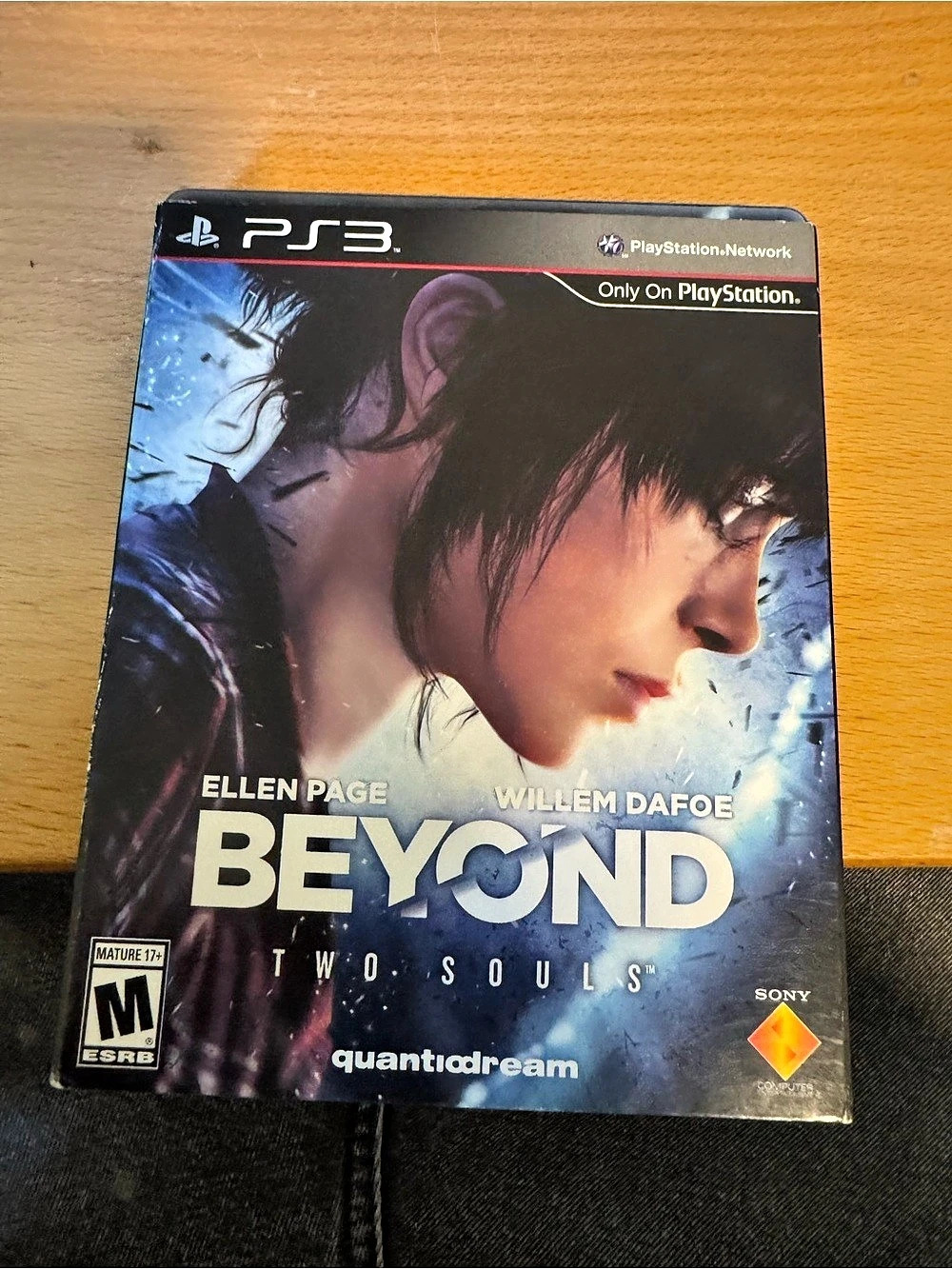 Sony Beyond: Two Souls PS3 Video Game Black & Blue